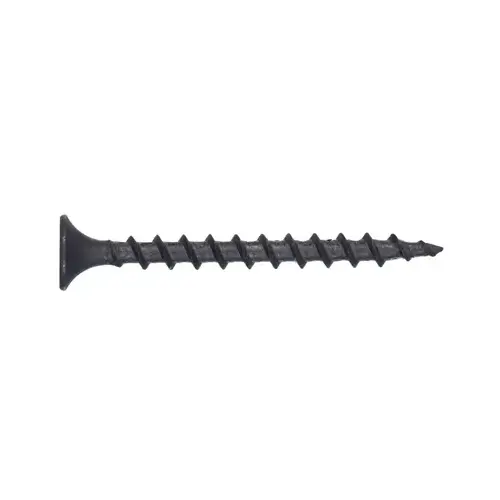 Black Phosphate Drywall Screws, Phillips Bugle Head, 2-In. x #6, 1/4-Keg, 3500-Ct.