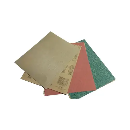 Premium Ceramic Sandpaper, Fine 220 Grit, 9 x 11-In., 25-Ct - pack of 25