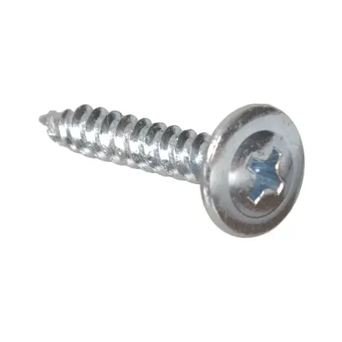 Zinc Truss Head Self-Piercing Point Lath Screws, #8 x 1-In., 1-Lb.