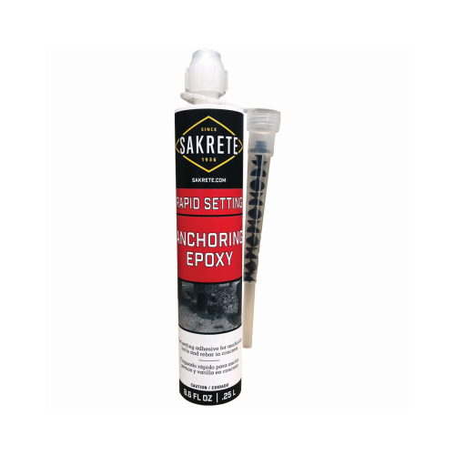 Anchoring Epoxy, Fast-Setting, 8.6-oz.