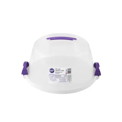 WILTON 191002655 Cake Caddy, Round Plastic