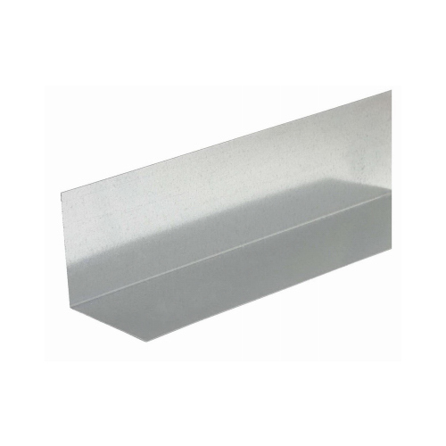 3 in. x 3 in. x 10 ft. Galvanized Drip Edge Gray