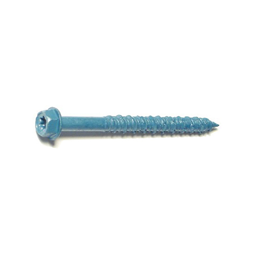 Masonry Screw, 1/4 x 2-3/4-In. Star Hex Head - pack of 100