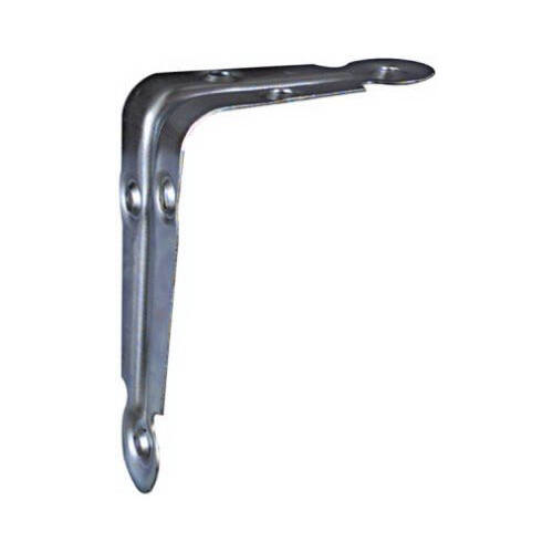 110BC N224-436 Shelf Bracket, 10 lb, 3 in L, 1-3/8 in H, Steel, Zinc