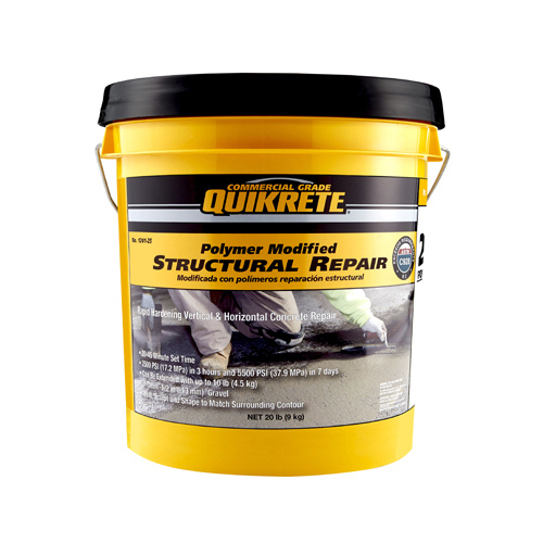 QUIKRETE COMPANIES 1241-25 Polymer Modified Structural Concrete Repair, 20-Lb.