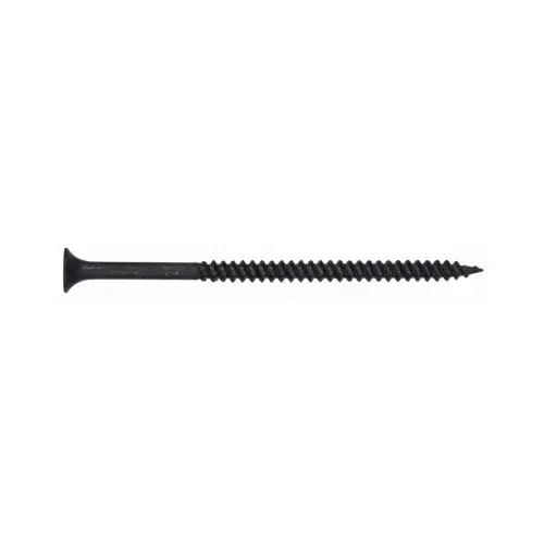 Black Phosphate Drywall Screws, Phillips Sharp Point, Fine-Thread, 1.25-In. x #6, 1-Lb. Box