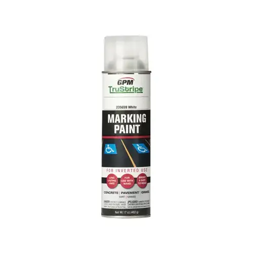 White Inverted Marking Spray Paint, 17-oz.