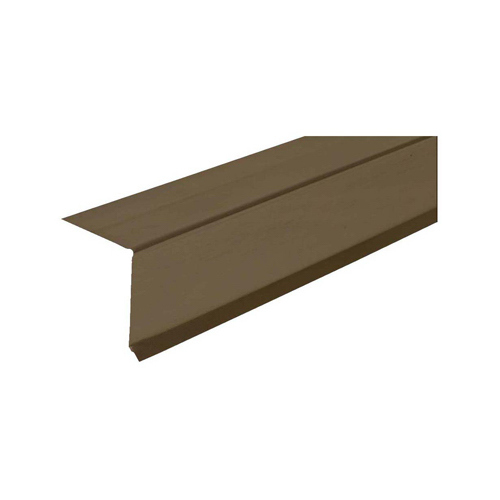 1.5 in. x 1.5 in. x 10 Ft. Commercial 28ga Brown Galvanized Drip Edge