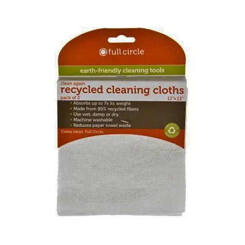 FC BRANDS LLC FC13211W Recycled Cleaning Cloths Pair