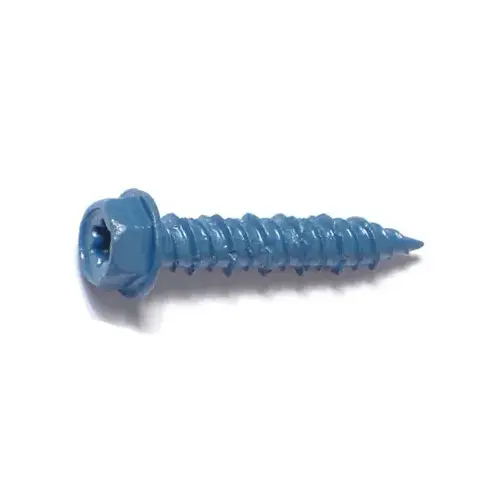 Masonry Screw, 1/4 x 1-1/4-In. Star Hex Head - pack of 100