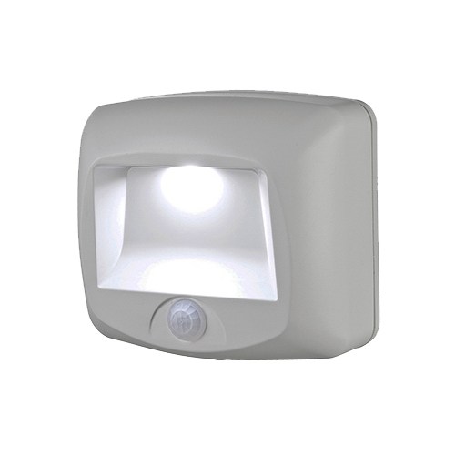 MR BEAMS/WIRELESS ENVIRONMENT LLC MB530-WHT-01-02 LED Stair & Deck Light, Motion-Sensing, 35 Lumens, White