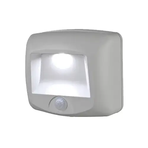 MR BEAMS/WIRELESS ENVIRONMENT LLC MB530-WHT-01-02 LED Stair & Deck Light, Motion-Sensing, 35 Lumens, White