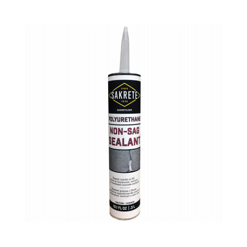 SAKRETE OF NORTH AMERICA 65450009 Polyurethane Non-Sag Sealant Repair Caulk, 10.3-oz. Tube