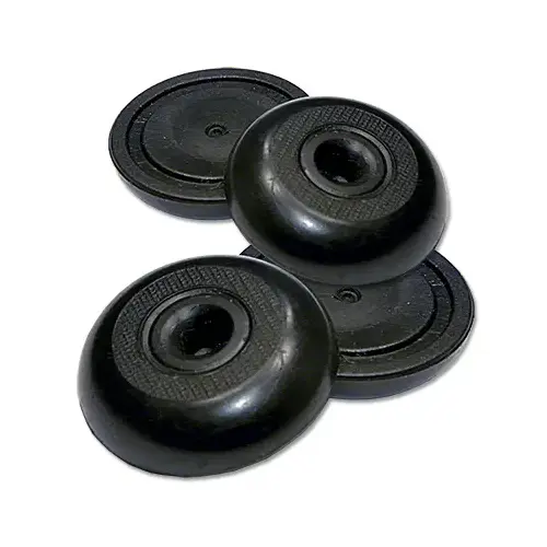 Non-Skid Pads, Black, Round, 1-1/8-In - pack of 4