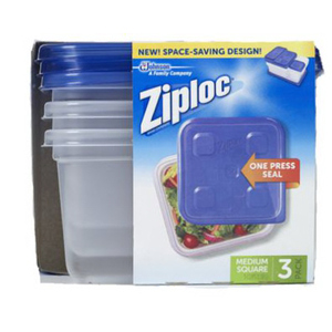 ziploc, Kitchen, 8 Ziploc Containers 3 Packs Square Divided Rectangle