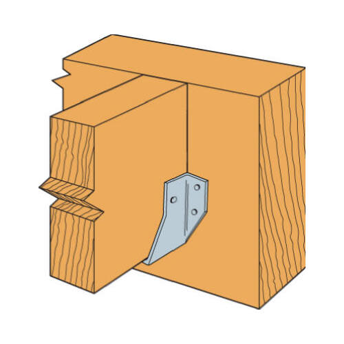 Simpson Strong Tie Hu26 Joist Hanger Galvanized Steel 14 Gauge 2 X 6 In