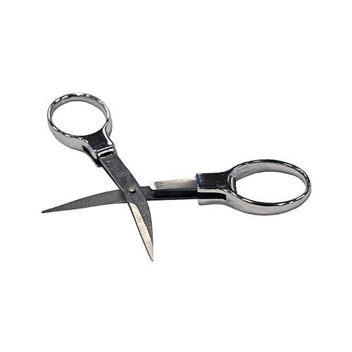 AMERICAN OUTDOOR BRANDS PRODUCTS CO 20-310-173 Folding Scissors, Compact, Silver/Stainless Steel