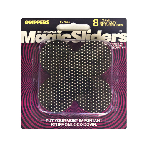 Magic Sliders 77512 Gripper Pad, Self-Stick, 1.5-In  pack of 8
