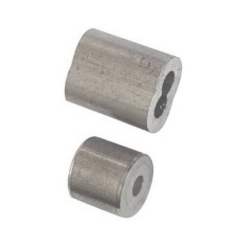 Garage Door Aluminum Ferrules/Stops, 3/32-I - 2 per pack x5 packs