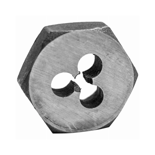 Century Drill & Tool 97603 Metric Hexagon Die, Carbon Steel, 3.0 x 0.60mm