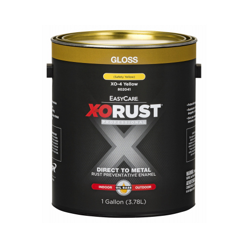 TRUE VALUE MFG COMPANY XO4GL Rust Preventative Enamel Paint, Safety