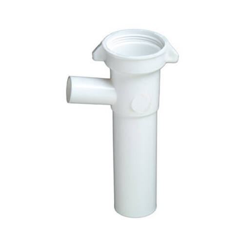 Master Plumber 829-013 Dishwasher Branch Tailpiece, White Plastic, 1.5 x 6-In.