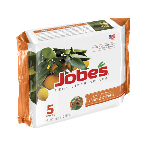 Jobes 01002 Organic Fertilizer, Spike, 4-6-6 N-P-K Ratio - pack of 5