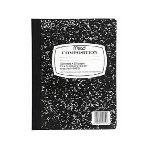 ACCO/MEAD 09910-XCP12 Composition Book, 9.75 x 7.5-In., 100-Ct. - pack of 12