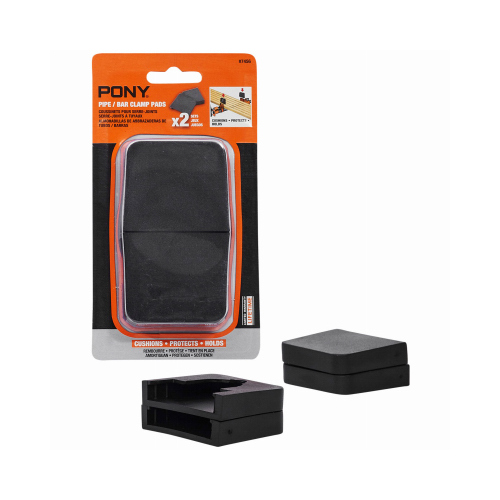 Pony 7456 Pipe Clamp Pad, Plastic Black