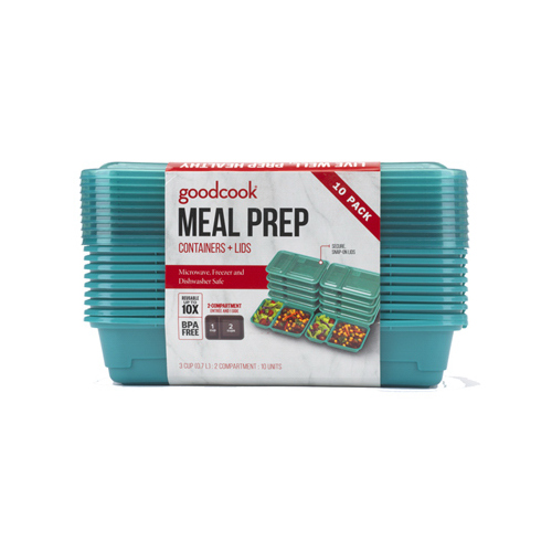 Meal Prep Containers, Lunch, Blue  pack of 10