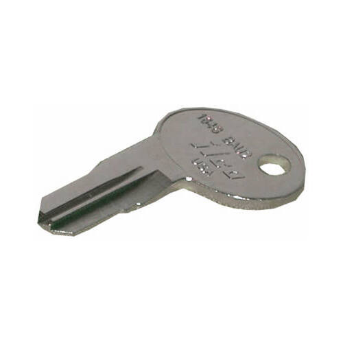 Kaba Ilco BAU2XCP10 Ilco Nickel/ Brass Bauer Lock Key Blank pack of 10