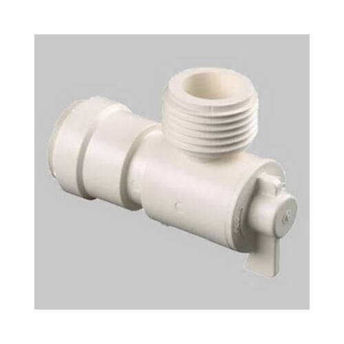 Watts 35581014 PEX Pipe Fitting, Quick Connect Thread Angle Valve, 1/2