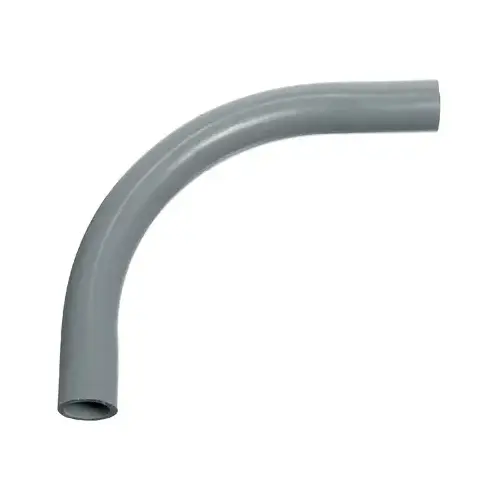 Carlon UB9AH-CAR Conduit Elbow, 90 deg Angle, PVC, Gray