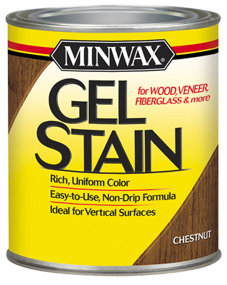 MINWAX COMPANY, THE 66010 Chestnut Gel Wood Stain, Qt.