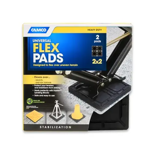 Leveling Block Flex Pads, 8.5 x 8.5 In., 2-Pk. Pair