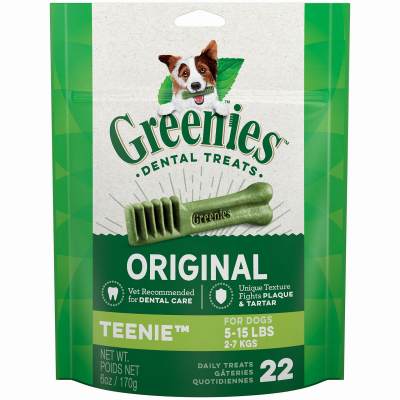 Greenies 10291 Dog Dental Treat, 22-Ct. Teenie