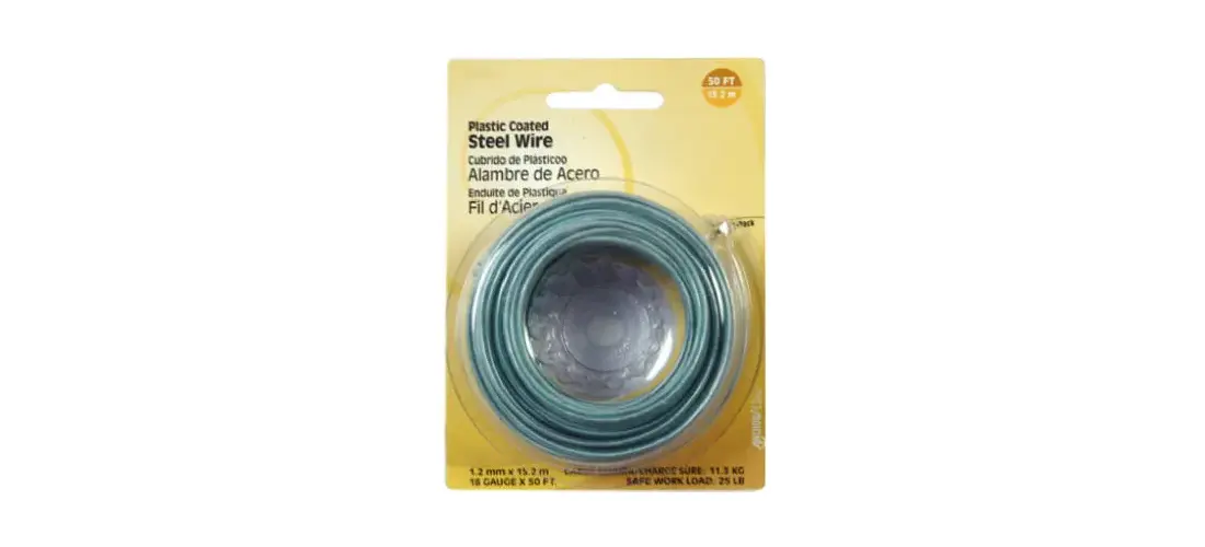 Hillman 123115-N-XCP6 Wire 50 ft. L Plastic 18 Ga. - pack of Hillman 123115-N-XCP6 Wire 50 ft. L Plastic 18 Ga. - pack of