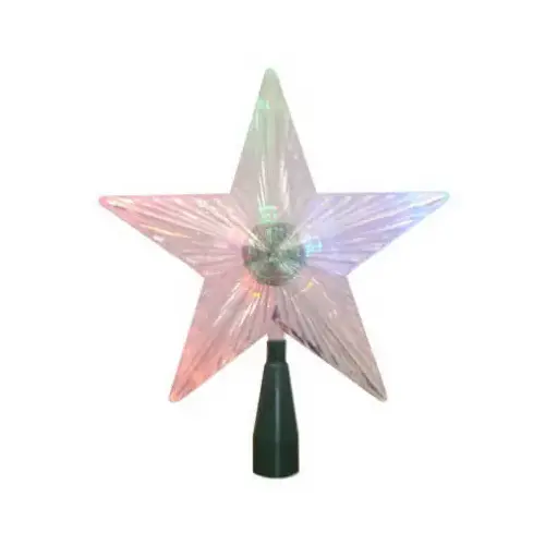 Christmas Tree-Top Star, Multi-Color LED, 10-Light