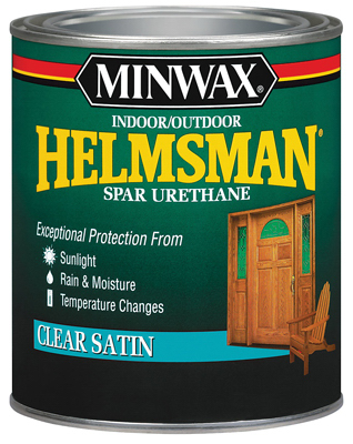 MINWAX COMPANY, THE 63205 Helmsman Satin Spar Urethane Finish, Qt.