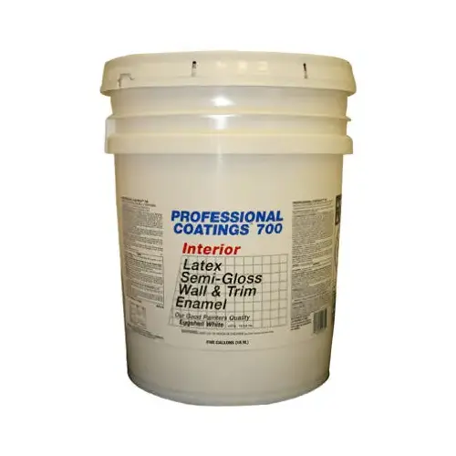 Good Interior Paint, Semi-Gloss, Latex, 5-Gallons