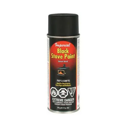 Stove Paint, Gas, Ketone, 12 fl-oz Aerosol Can