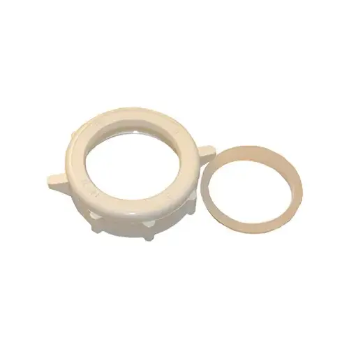 PVC Slip Joint Nut & Washer, For 1.25-In. Tube - pack of 6