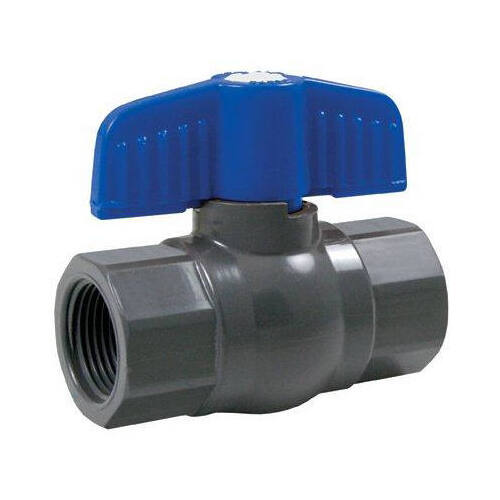 B&K 107-104 Ball Valve, 3/4 in Connection, FPT x FPT, 150 psi Pressure, PVC Body