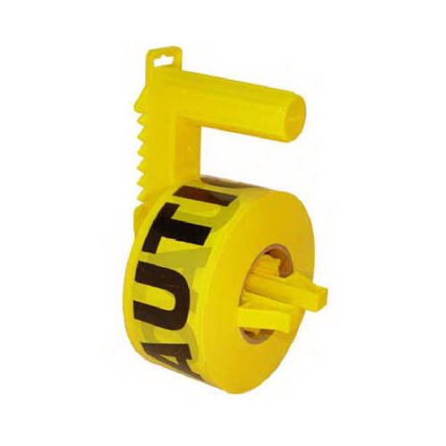 TapeWiz Tape Dispenser, With 1000-Ft. Yellow Caution Tape