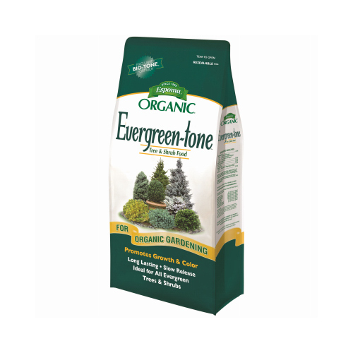 Evergreen-tone Plant Food, 8 lb Bag, 4-3-4 N-P-K Ratio