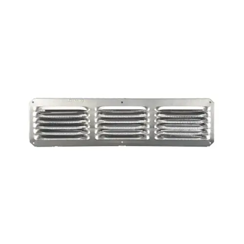 Under Eave Cornice Vent, Mill, 16 x 4-In. Clear