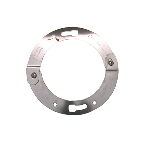 LARSEN SUPPLY CO., INC. 33-3736 Toilet Flange Split-Repair Ring, Adjustable, Stainless Steel