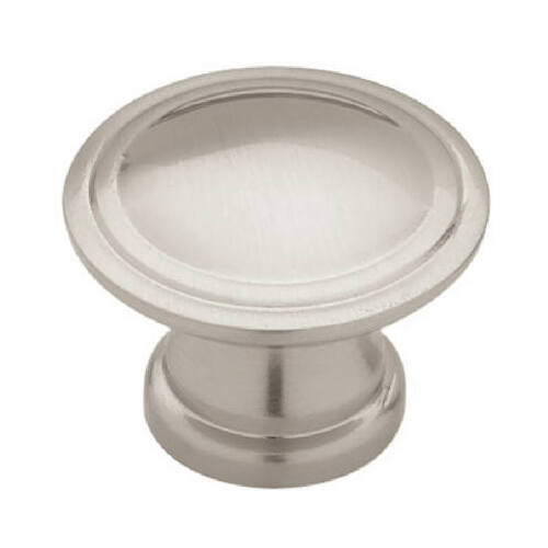 1-1/8-In. Satin Nickel Ridge Cabinet Knob