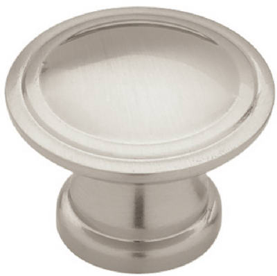 Liberty Hardware PN0408H-SN-C 1-1/8-In. Satin Nickel Ridge Cabinet Knob