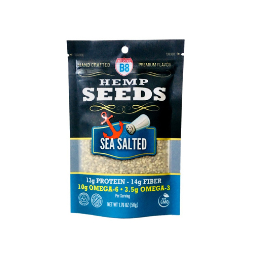 Hemp Seeds, Sea Salt, 1.7-oz. - pack of 12